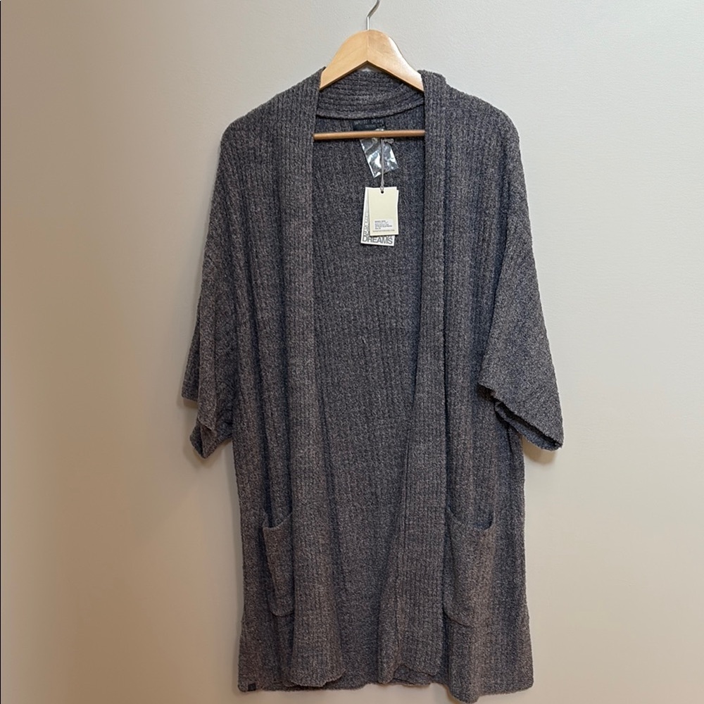 Barefoot Dreams cozychic lite ribbed kimono cardi size 2x